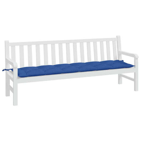 Gartenbank-Auflage Blau200x50x7 cm Oxford-Gewebe