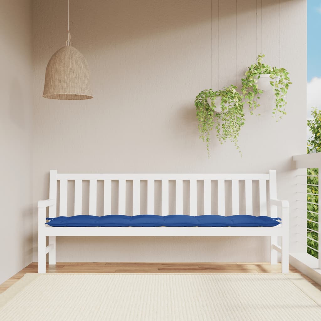 Gartenbank-Auflage Blau200x50x7 cm Oxford-Gewebe