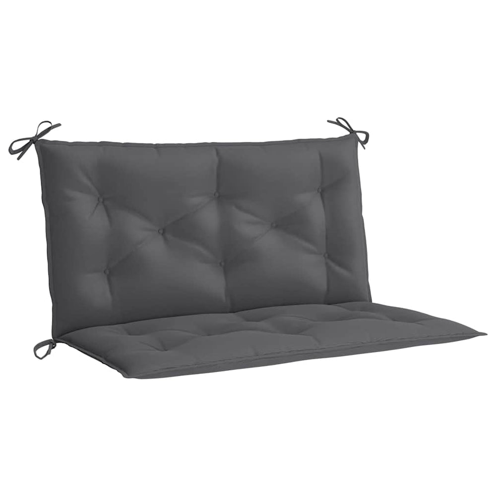 vidaXL Coussin de banc de jardin anthracite 100x(50+50)x7 cm en tissu Oxford