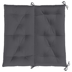 Gartenbank-Auflage Anthrazit 100x(50+50)x7 cm Oxford-Gewebe