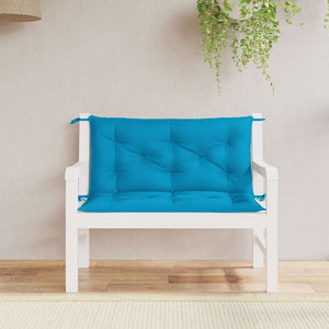 Gartenbank-Auflage Hellblau 100x(50+50)x7 cm Oxford-Gewebe