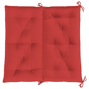 Gartenbank-Auflage Rot 100x(50+50)x7 cm Oxford-Gewebe