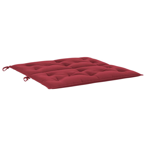 Gartenbank-Auflage Weinrot 100x(50+50)x7 cm Oxford-Gewebe