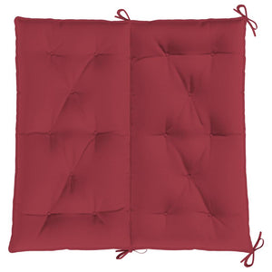 Gartenbank-Auflage Weinrot 100x(50+50)x7 cm Oxford-Gewebe