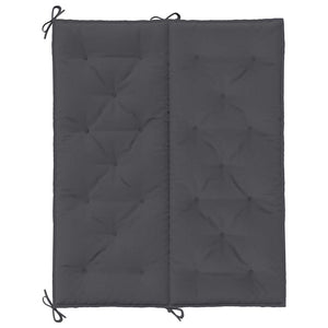 Gartenbank-Auflage Anthrazit 120x(50+50)x7 cm Oxford-Gewebe