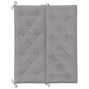 Gartenbank-Auflage Grau 120x(50+50)x7 cm Oxford-Gewebe