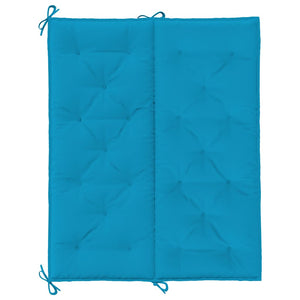 Gartenbank-Auflage Hellblau 120x(50+50)x7 cm Oxford-Gewebe