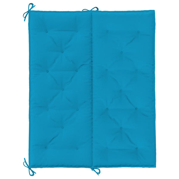 Gartenbank-Auflage Hellblau 120x(50+50)x7 cm Oxford-Gewebe