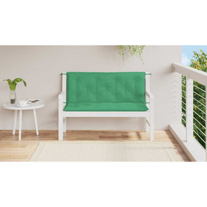 Gartenbank-Auflage Grün 120x(50+50)x7 cm Oxford-Gewebe