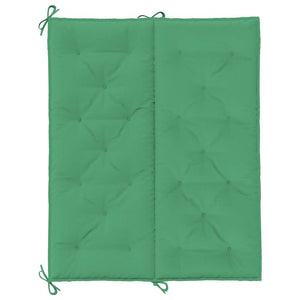 Gartenbank-Auflage Grün 120x(50+50)x7 cm Oxford-Gewebe