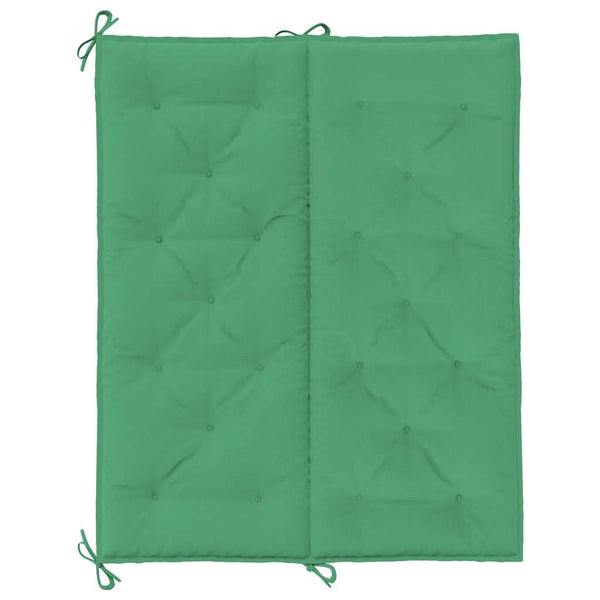 Gartenbank-Auflage Grün 120x(50+50)x7 cm Oxford-Gewebe