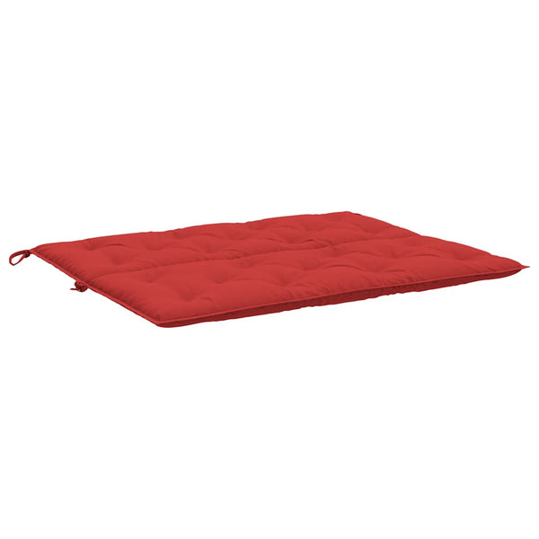 Gartenbank-Auflage Rot 120x(50+50)x7 cm Oxford-Gewebe