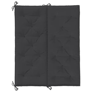Gartenbank-Auflage Schwarz 120x(50+50)x7 cm Oxford-Gewebe