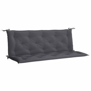 Gartenbank-Auflage Anthrazit 150x(50+50)x7 cm Oxford-Gewebe
