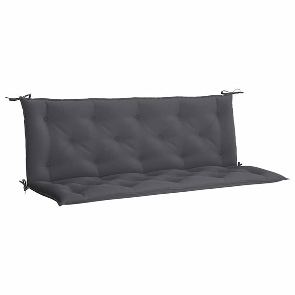 Gartenbank-Auflage Anthrazit 150x(50+50)x7 cm Oxford-Gewebe