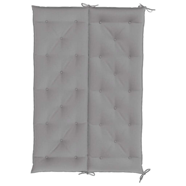 Gartenbank-Auflage Grau 150x(50+50)x7 cm Oxford-Gewebe