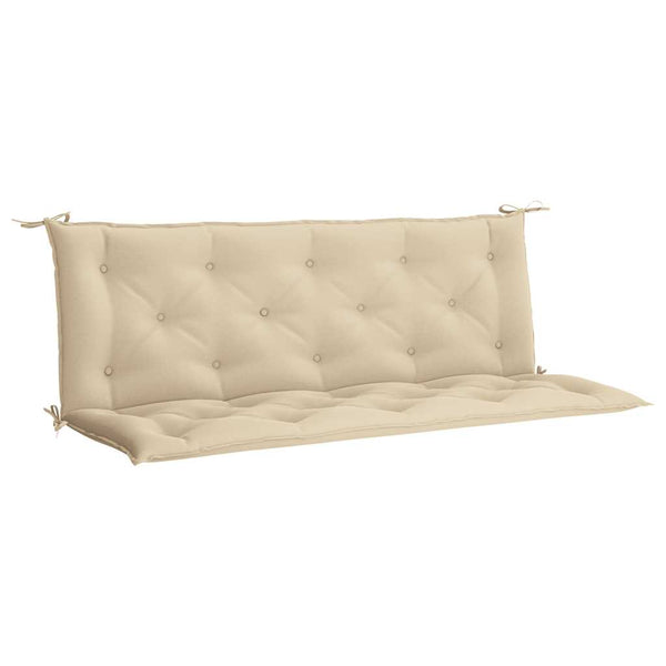 Gartenbank-Auflage Beige 150x(50+50)x7 cm Oxford-Gewebe