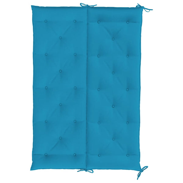 Gartenbank-Auflage Hellblau 150x(50+50)x7 cm Oxford-Gewebe