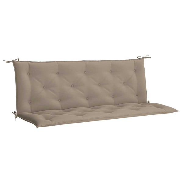 Gartenbank-Auflage Taupe 150x(50+50)x7 cm Oxford-Gewebe