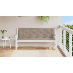 Gartenbank-Auflage Taupe 150x(50+50)x7 cm Oxford-Gewebe