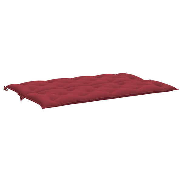 Gartenbank-Auflage Weinrot 150x(50+50)x7 cm Oxford-Gewebe