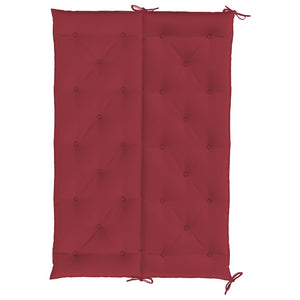 Gartenbank-Auflage Weinrot 150x(50+50)x7 cm Oxford-Gewebe