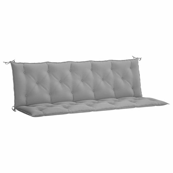 Gartenbank-Auflage Grau 180x(50+50)x7 cm Oxford-Gewebe