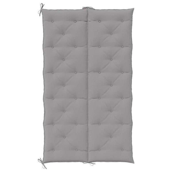 Gartenbank-Auflage Grau 180x(50+50)x7 cm Oxford-Gewebe
