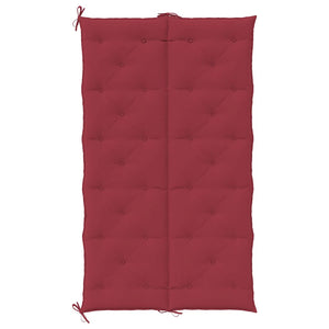 vidaXL Coussin de banc de jardin bordeaux 180x(50+50)x7 cm tissu Oxford