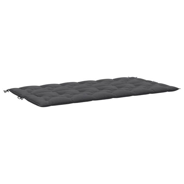 Gartenbank-Auflage Anthrazit 200x(50+50)x7 cm Oxford-Gewebe