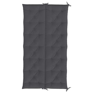 Gartenbank-Auflage Anthrazit 200x(50+50)x7 cm Oxford-Gewebe