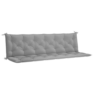Gartenbank-Auflage Grau 200x(50+50)x7 cm Oxford-Gewebe