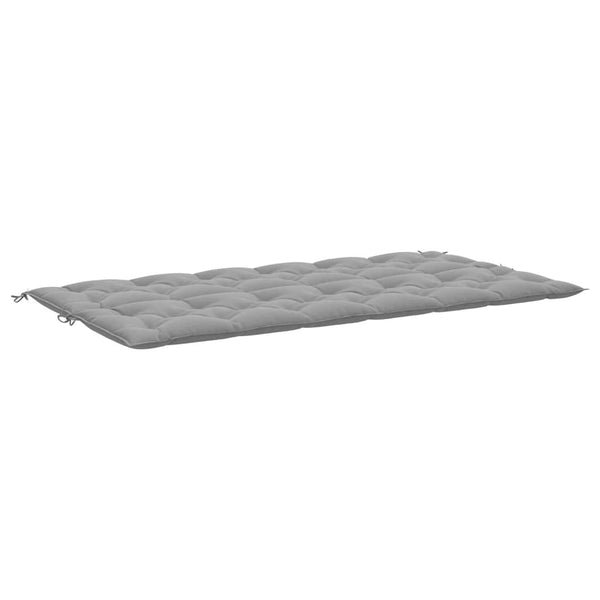 Gartenbank-Auflage Grau 200x(50+50)x7 cm Oxford-Gewebe