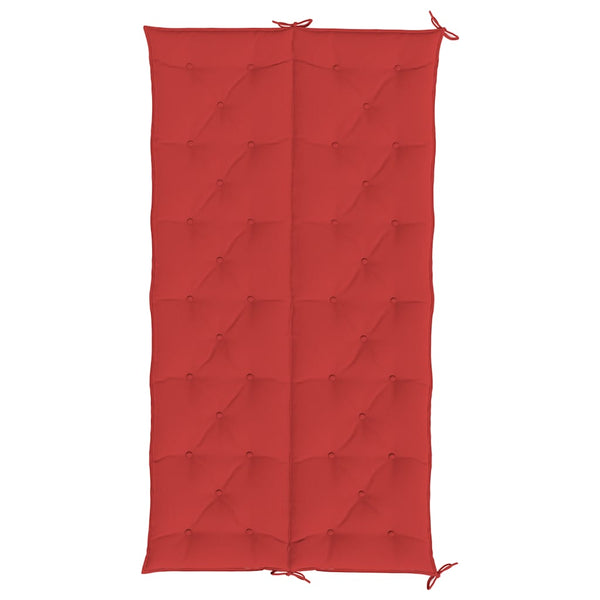 Gartenbank-Auflage Rot 200x(50+50)x7 cm Oxford-Gewebe