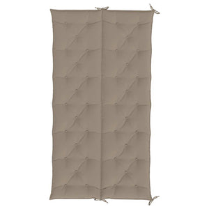 vidaXL Coussin de banc de jardin taupe 200x(50+50)x7 cm tissu Oxford