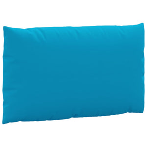 Palettenkissen 2-tlg. Hellblau Oxford-Gewebe