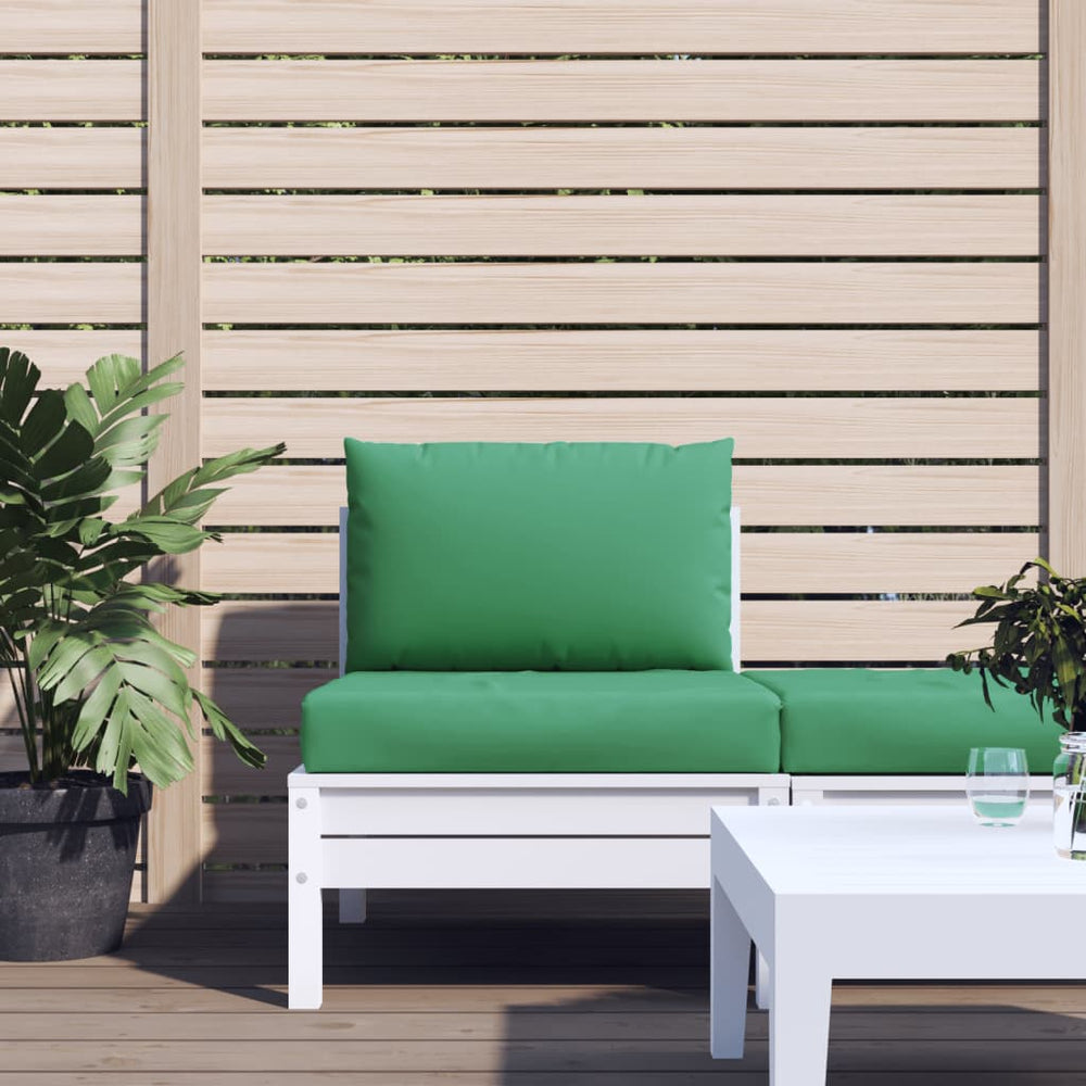 vidaXL Coussins de palette 2 pcs Vert Tissu Oxford