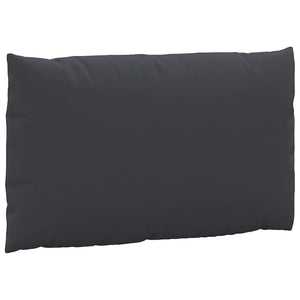 Palettenkissen 2-tlg. Schwarz Oxford-Gewebe