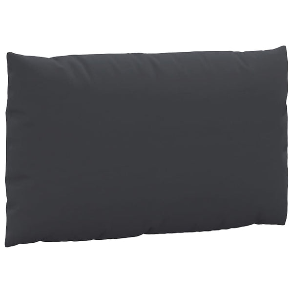 Palettenkissen 2-tlg. Schwarz Oxford-Gewebe