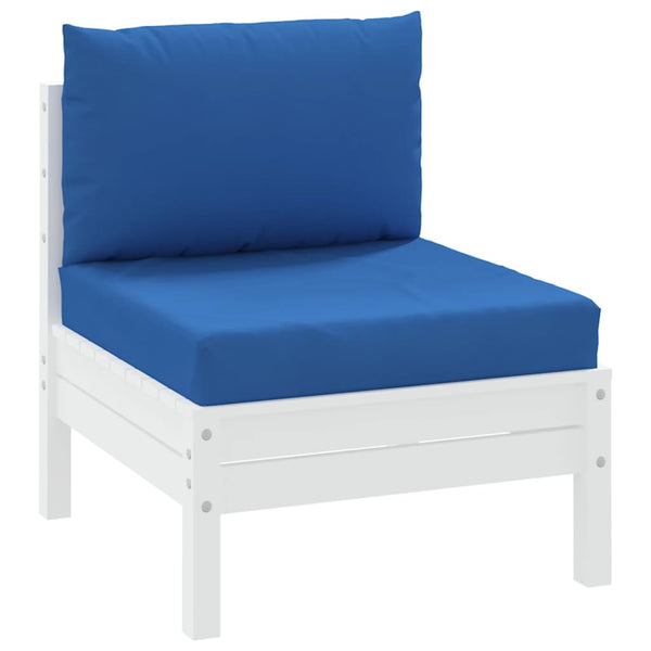 Palettenkissen 2-tlg. Blau Oxford-Gewebe