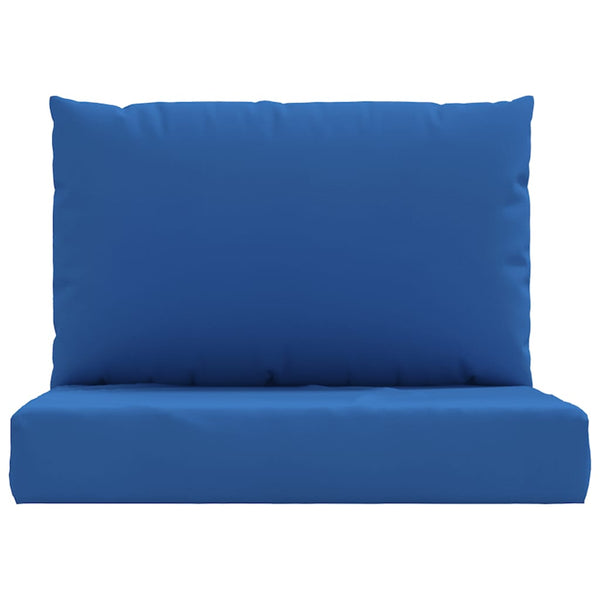 Palettenkissen 2-tlg. Blau Oxford-Gewebe