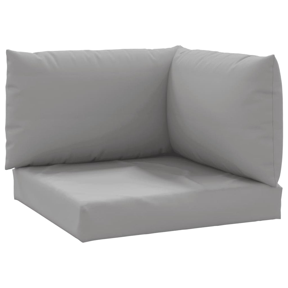 vidaXL Coussins de palette 3 pcs Gris Tissu Oxford
