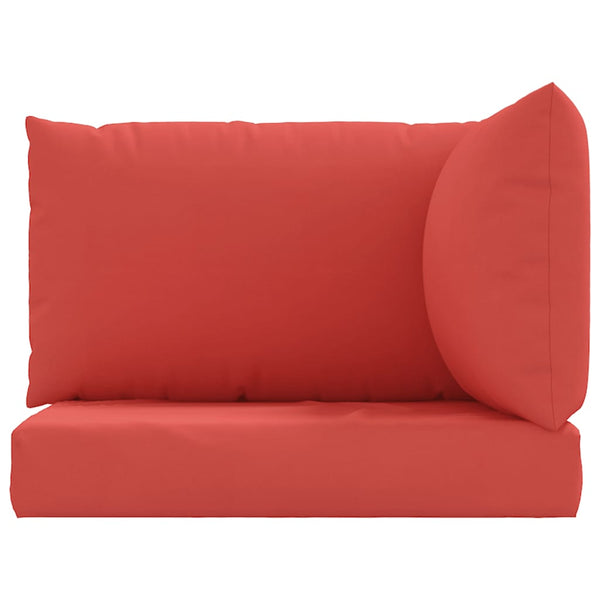 Palettenkissen 3-tlg. Rot Oxford-Gewebe