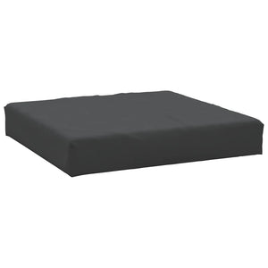 Palettenkissen 3-tlg. Schwarz Oxford-Gewebe