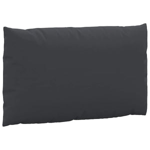 Palettenkissen 3-tlg. Schwarz Oxford-Gewebe