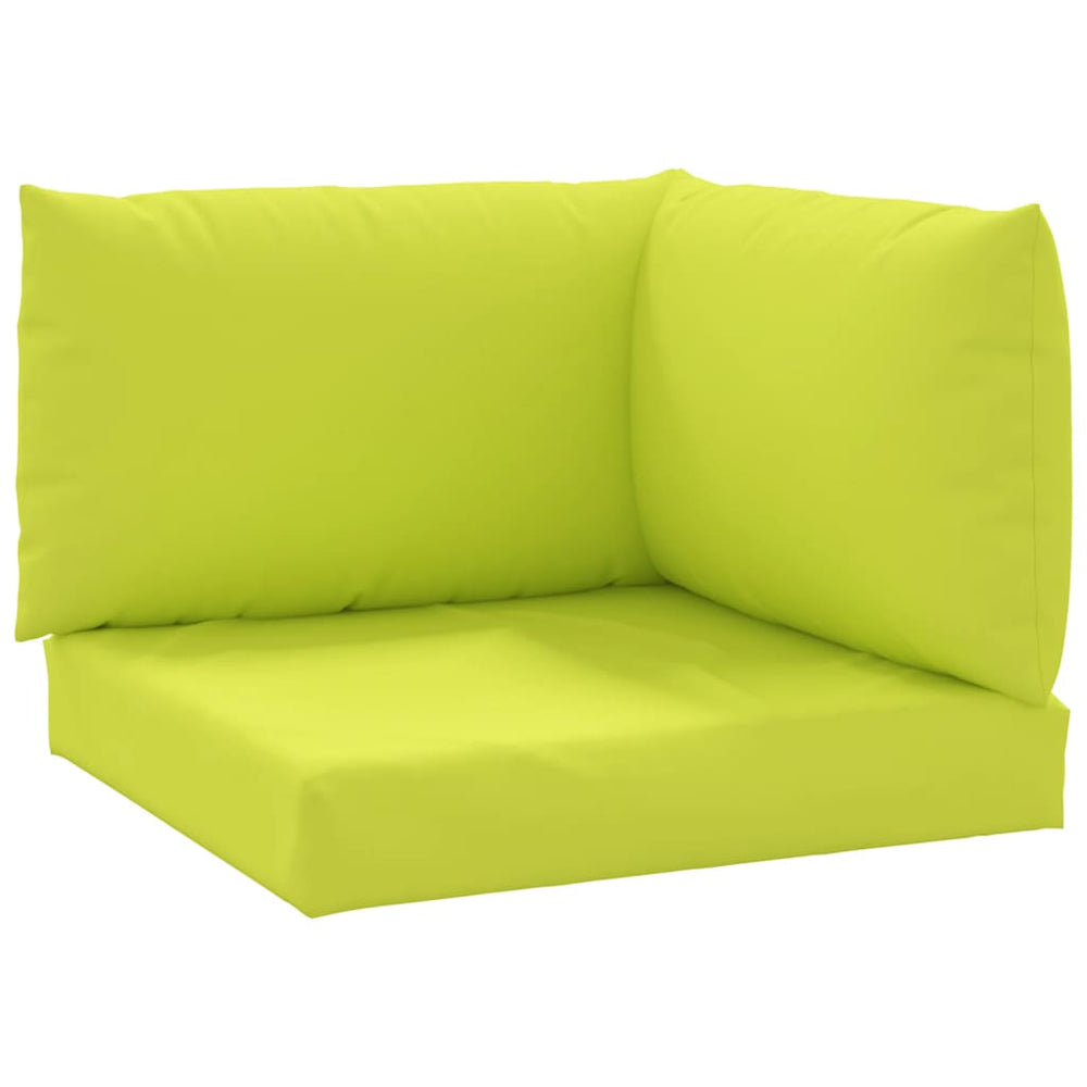 vidaXL Coussins pour palette 3 pièces vert clair tissu Oxford
