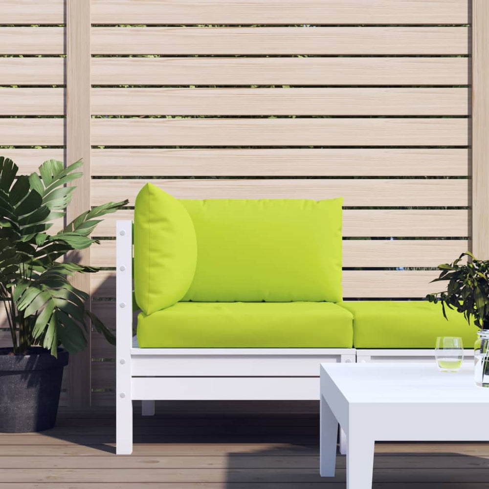 vidaXL Coussins pour palette 3 pièces vert clair tissu Oxford