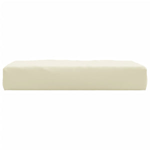 Palettenkissen Creme 60x60x6 cm Oxford-Gewebe