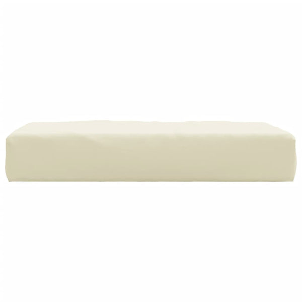 Palettenkissen Creme 60x60x6 cm Oxford-Gewebe