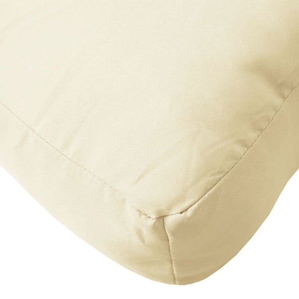 Palettenkissen Creme 60x60x6 cm Oxford-Gewebe